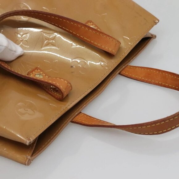LOUIS VUITTON Monogram Vernis Reade PM Hand Bag Noisette M91334 LV Auth 134756 - Picture 7 of 16